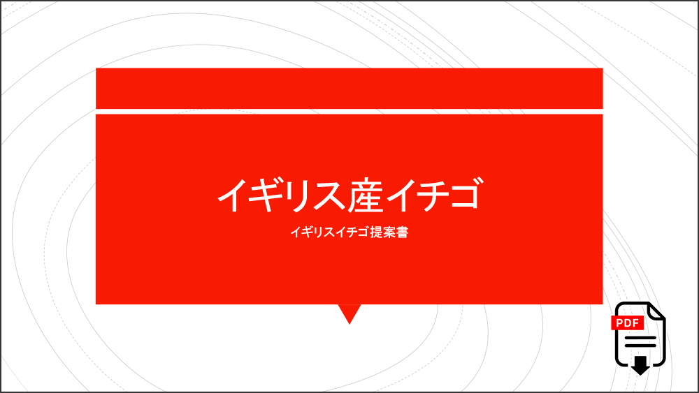 イギリス産イチゴ.産地レポート2024年